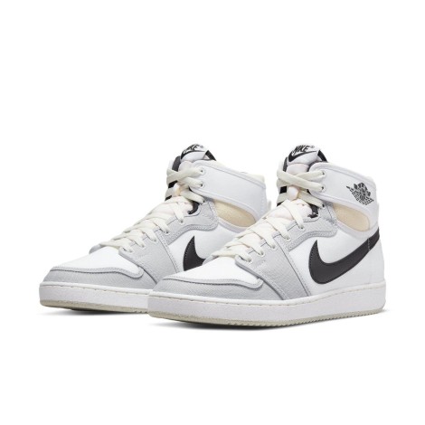 Jordan 1 Retro AJKO White Black Grey Fog