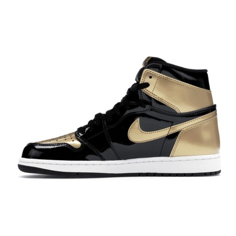 Jordan 1 Retro High NRG Patent Gold Toe