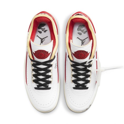 Jordan 2 Retro Low SP Off-White White Red