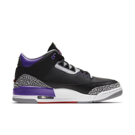 Jordan 3 Retro Black Court Purple