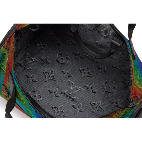 Louis Vuitton Reversible Keepall Bandouliere Monogram 3D 50 Rainbow/Gray/Black