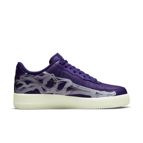 Nike Air Force 1 Low '07 QS Purple Skeleton Halloween (2021)