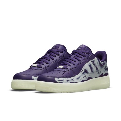 Nike Air Force 1 Low '07 QS Purple Skeleton Halloween (2021)