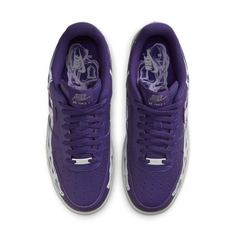 Nike Air Force 1 Low '07 QS Purple Skeleton Halloween (2021)