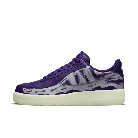 Nike Air Force 1 Low '07 QS Purple Skeleton Halloween (2021)