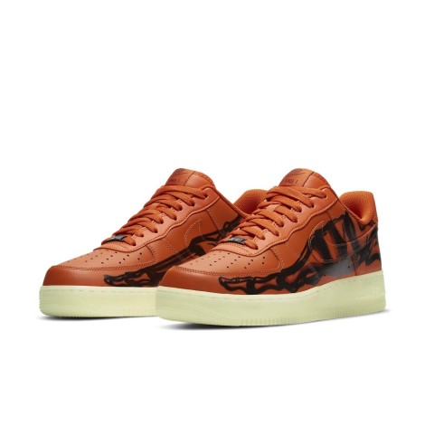 Nike Air Force 1 Low Orange Skeleton Halloween (2020)