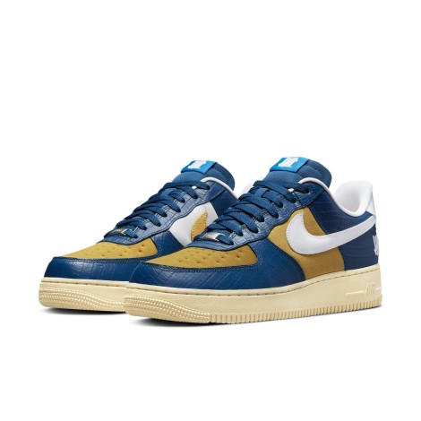 Nike Air Force 1 Low SP Undefeated 5 On It Blue Yellow Croc