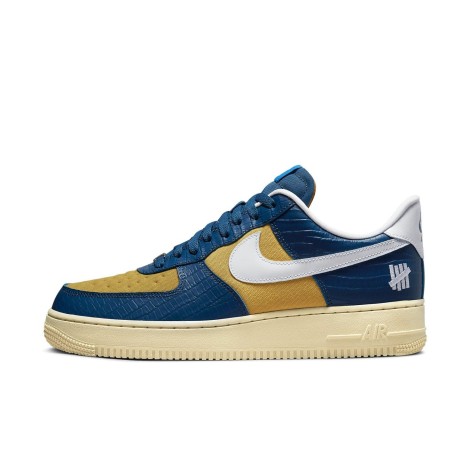 Nike Air Force 1 Low SP Undefeated 5 On It Blue Yellow Croc