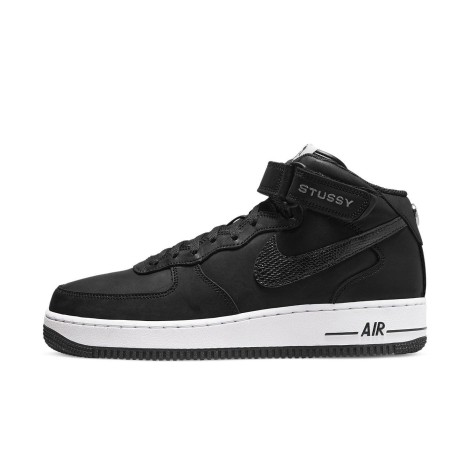 Nike Air Force 1 Mid Stussy Black White