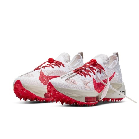 Nike Air Zoom Tempo NEXT% Off White White Solar Red