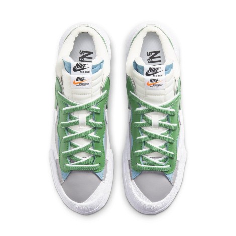 Nike Blazer Low sacai Medium Grey Classic Green