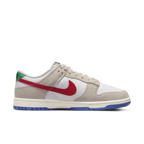 Nike Dunk Low Light Iron Ore Red Blue