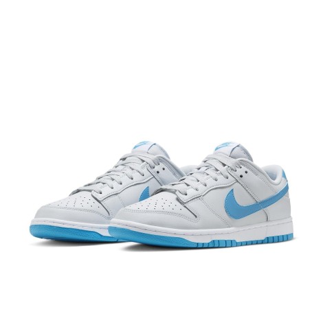 Nike Dunk Low Retro Pure Platinum Blue Lightning