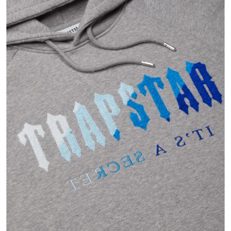 Trapstar Chenille Decoded Hoodie Tracksuit Grey Ice Flavours 2.0 Edition