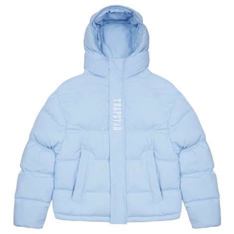 Trapstar Decoded Hooded Puffer 2.0 Ice Blue