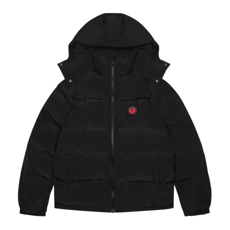 Trapstar Irongate Detachable Hooded Puffer Jacket Black/Infrared