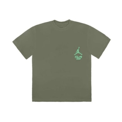 Travis Scott Jordan Cactus Jack Highest T Shirt Olive