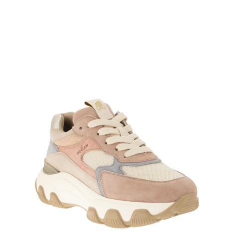 HOGAN SNEAKERS HYPERACTIVE ROSA, BEIGE, AZZURRO  HXW5400DG60NO50VA9