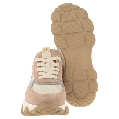 HOGAN SNEAKERS HYPERACTIVE ROSA, BEIGE, AZZURRO  HXW5400DG60NO50VA9