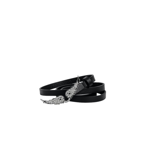 ZADIG&VOLTAIRE CINTURA ROCK NERA LWBT00022001