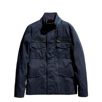 FAY FIELD JACKET STRETCH BLU NAM1946027STIBU807