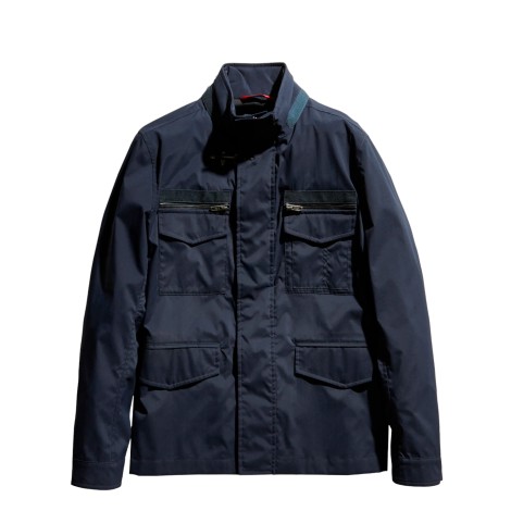 FAY FIELD JACKET STRETCH BLU NAM1946027STIBU807