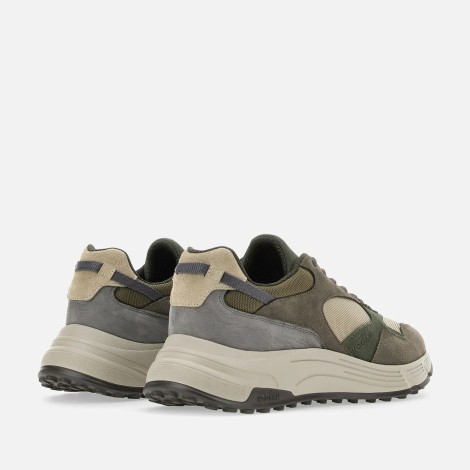 Sneakers Hyperlight in pelle scamosciata e tessuto tecnico beige