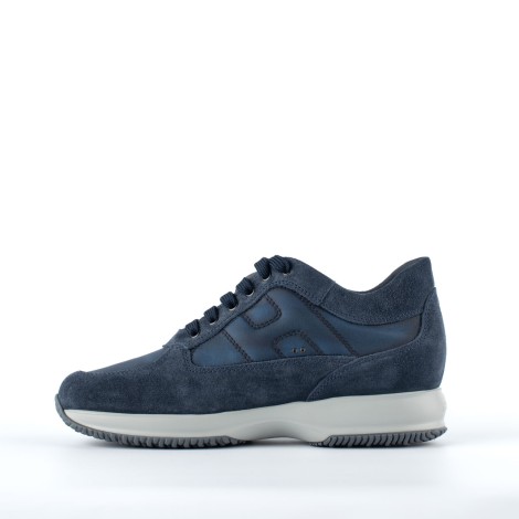 Sneakers Interactive in pelle scamosciata blu