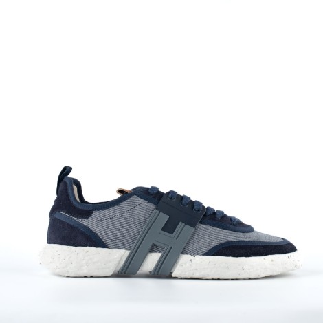 Sneakers 3R in tela blu