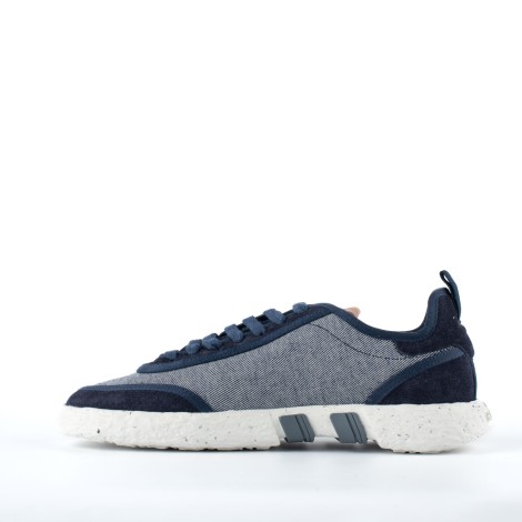 Sneakers 3R in tela blu