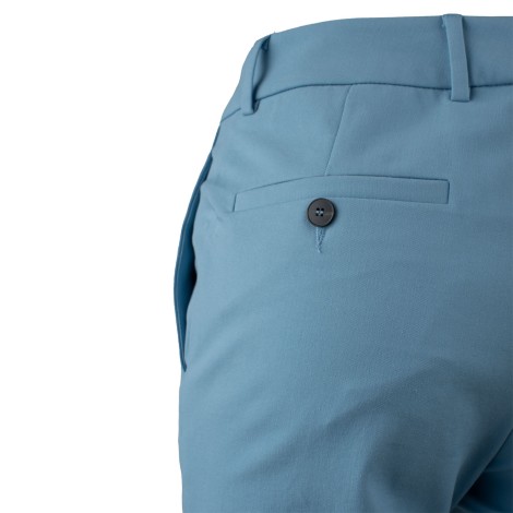 Pantalone in cotone azzurro