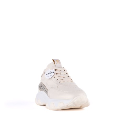 Sneakers Hyperactive in pelle burro