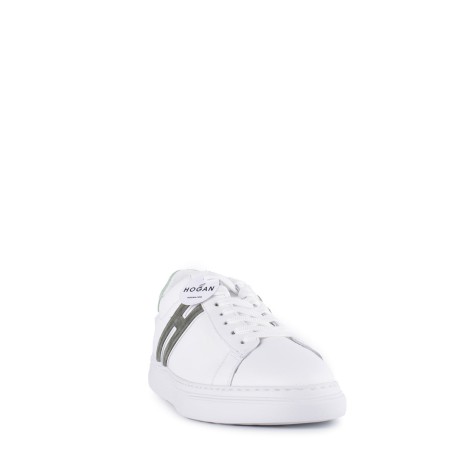 Sneakers in pelle bianca canaletto