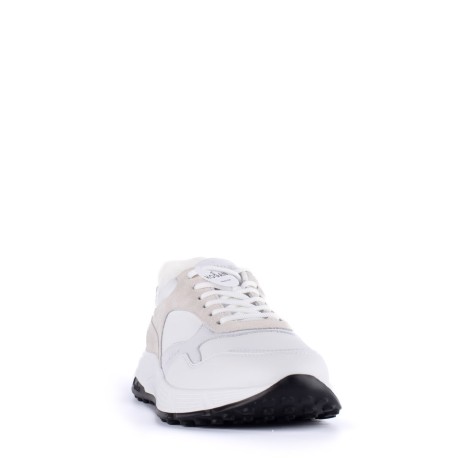 Sneakers Hyperlight in pelle e nabuk bianca