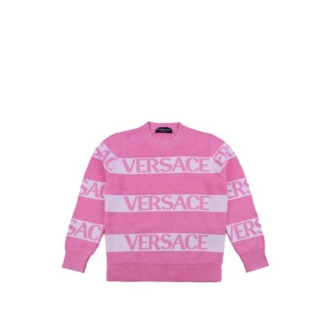 MAGLIA VERSACE ALLOVER STRIPED