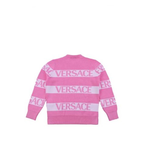 MAGLIA VERSACE ALLOVER STRIPED