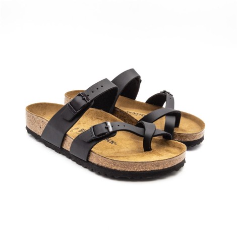 Ciabatta Donna Black BIRKENSTOCK Pelle