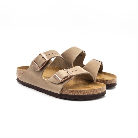 Ciabatta Unisex TABACCO BROWN BIRKENSTOCK Pelle