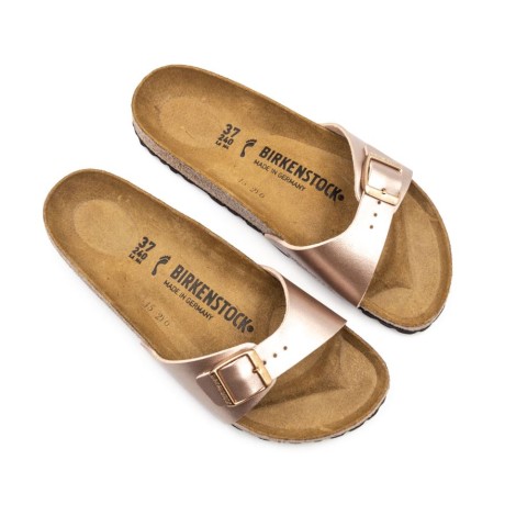 Ciabatta Donna Metallic copper BIRKENSTOCK Pelle