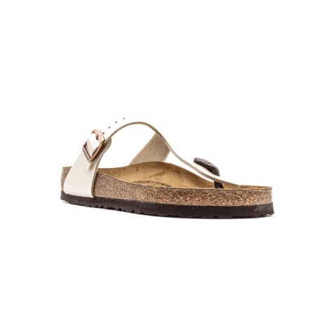 Ciabatta Donna Pearl white BIRKENSTOCK Pelle