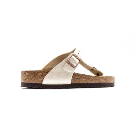 Ciabatta Donna Pearl white BIRKENSTOCK Pelle