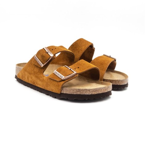 Ciabatta Unisex Mink BIRKENSTOCK Pelle