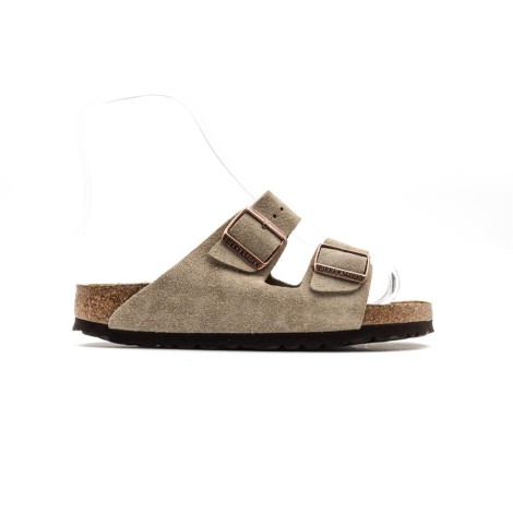 Ciabatta Donna Taupe BIRKENSTOCK Pelle