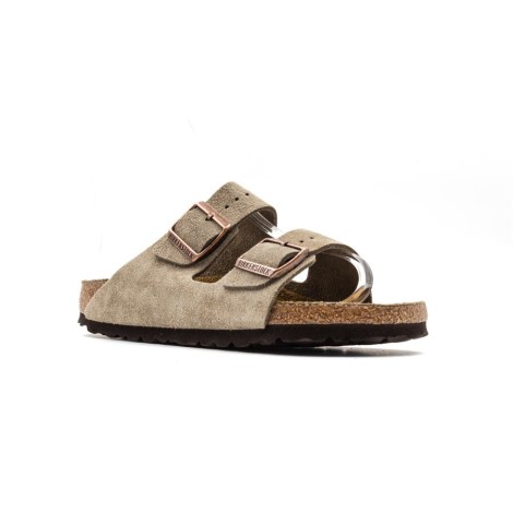 Ciabatta Donna Taupe BIRKENSTOCK Pelle