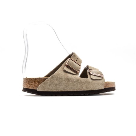 Ciabatta Donna Taupe BIRKENSTOCK Pelle