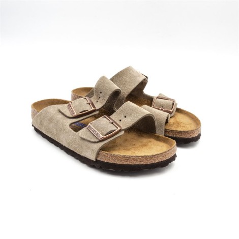 Ciabatta Donna Taupe BIRKENSTOCK Pelle