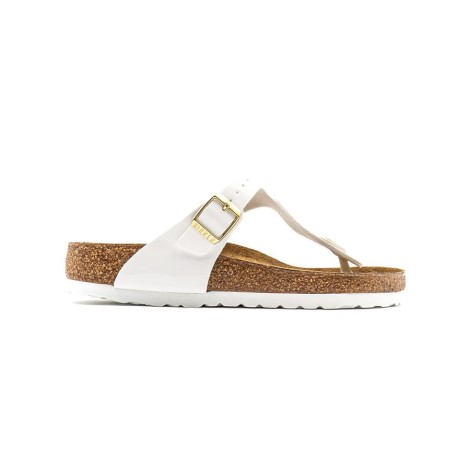 Ciabatta Donna White BIRKENSTOCK Pelle