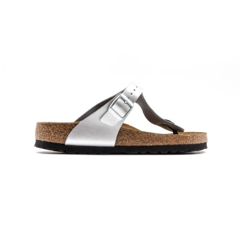 Ciabatta Donna Silver BIRKENSTOCK Pelle