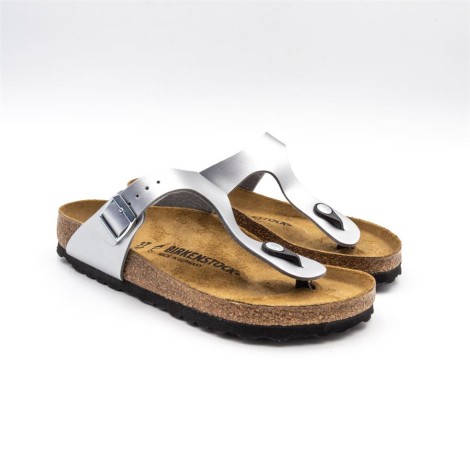 Ciabatta Donna Silver BIRKENSTOCK Pelle