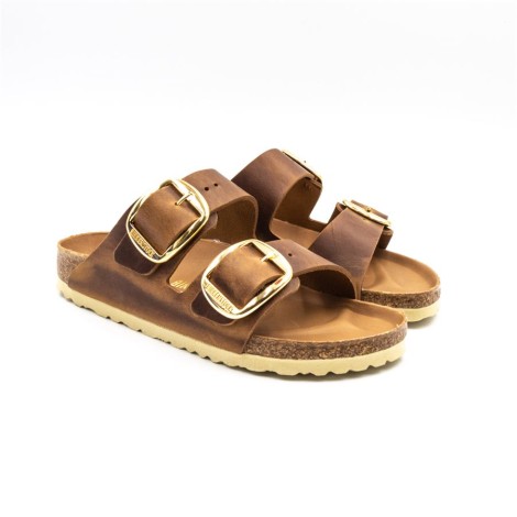 Ciabatta Donna Cognac BIRKENSTOCK Pelle